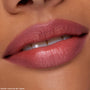 Full lips lined and softly filled with ColourPop Lippie Pencil in Me Again, showcasing a creamy rosyβmauve finish and precise definition, demonstrating The Lil Box of Lippie Pencils color payoff in a tight beauty close-up.