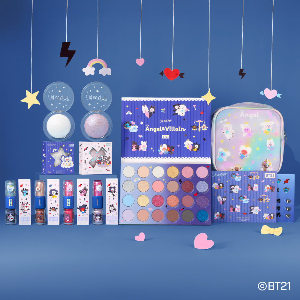 BT21 x ColourPop Angel & Villain Collection