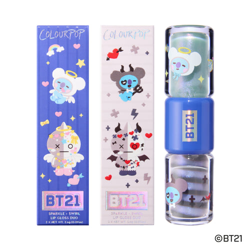 Sleepy n’ Protective Sparkle + Swirl Lip Gloss Duo