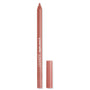 Brink ColourPop Lippie Pencil stands uncapped, revealing a sharpened warm rose‑nude tip, with the matching cap beside it on a white background, highlighting the slim pink‑toned barrel and branding for precise lip lining.