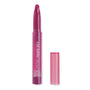 Heart On ColourPop Lippie Stix stands uncapped, revealing an angled fuchsia bullet in a translucent hot‑pink tube labeled lippie stix, with the matching pink cap set beside it on a clean white background.
