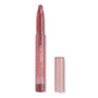 ColourPop Lippie Stix in Cami stands uncapped, revealing a mauve-pink lipstick bullet, with the translucent rosy cap beside it on a white background.