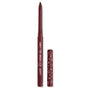 Joy Ride retractable ColourPop Crème Gel Liner with tip extended and cap off, rich burgundy shade in a matching maroon tube with white lettering and doodle icons on the cap, shown upright on a clean white background.